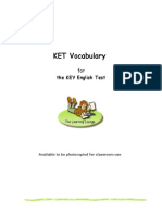 KET Vocabulary