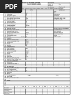 Aircooled Heat Exchanger Process Data Sheet