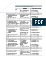 CUERPO DIPLOMÁTICO ACREDITADO EN COLOMBIA, Actualizado Feb 2015