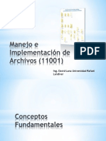 Manejo e Implementacion de Archivos - Fundamentos