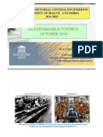 Multivariable Control OCTOBER 2014: Master in Industrial Control Engineering University of Ibague - Colombia 2014-2015