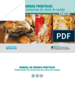 Manual BPM en La Elaboración de Conservas de Carne de Conejo