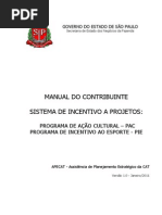 Manual Do Contribuinte ProAC e PIE