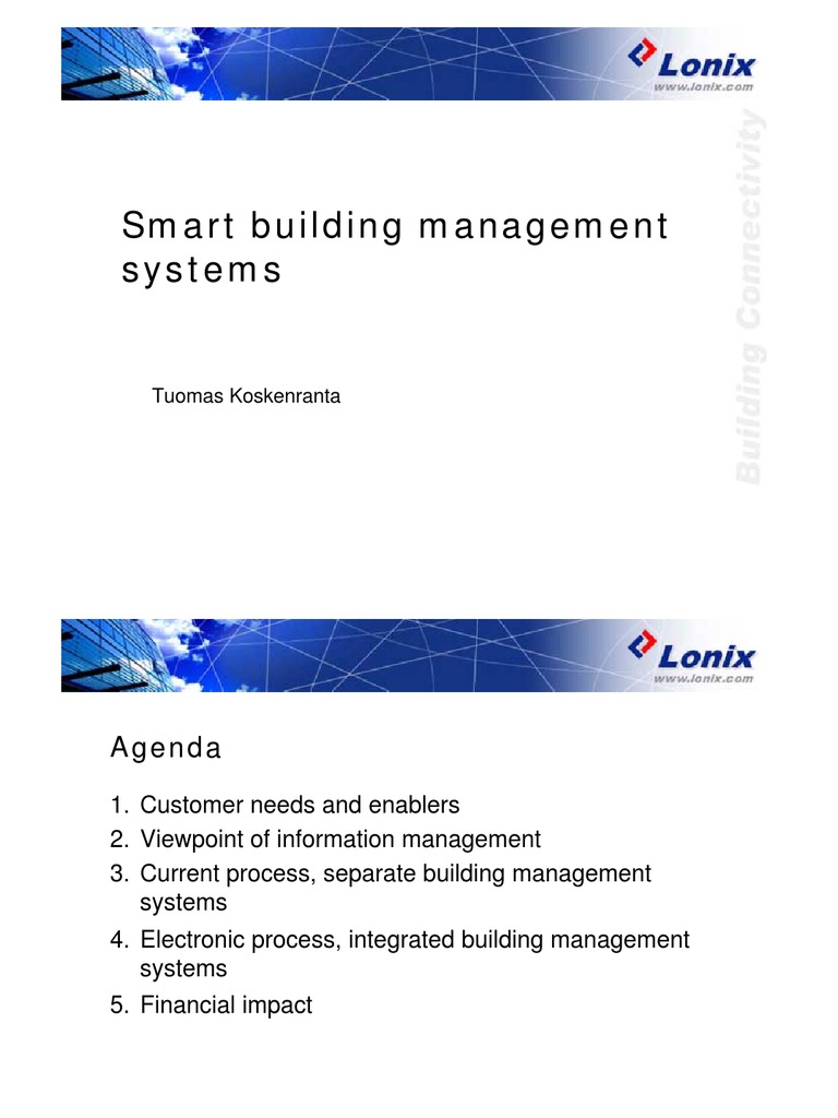 Smart Building Management Systems Pdf Automation Security Alarm