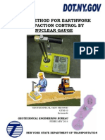 Nuclear Gauge - Determining Optimum Moisture Content