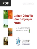 Análise Do Ciclo de Vida e Selo Ecológicos Para Produtos - 2011 FEV