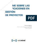 Informe Sobre Las Certificaciones en Gestion de Proyectos