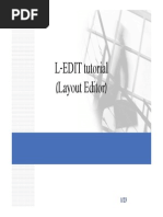 L-Edit Tutorial (IUST) | PDF | Mosfet | Spice