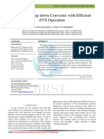 Review of Step down Converter with Efficient ZVS Operation