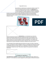 Capacidad Eléctrica