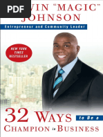 Download 32 Ways to Be a Champion in Business by Earvin Magic Johnson - Excerpt by Earvin Magic Johnson SN25488501 doc pdf