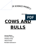 Cows and Bulls