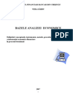 Bazele Analizei Economice.