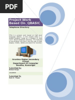 Project Work Based On Qbasic: Telephone Directory