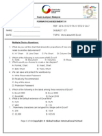 CA7 - More About Ms Excel