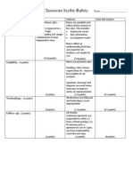 Rubrics For Notebook Checking | PDF | Writing
