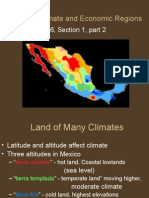 Mexico's Climate and Economic Regions
