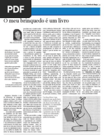 O meu brinquedo é um livro