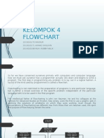 Kelompok 4 Flowchart: 2013020170 MAKMUR 2013020171 AHMAD SHOLIHIN 2014020198 MUH. ROBBY MALIK