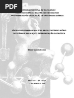 SÍNTESE DE PENEIRAS MOLECULARES