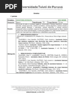 Ementas Psicologia Utp