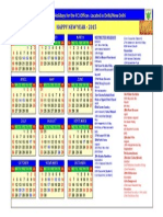 FCI Calander