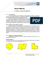 Lectura 2 -Programación Lineal - Metodo SImplex - Modificado (Para 2A-2013)