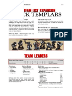 Kill Team List Expansion - Black Templars v3.0