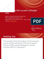 Sc506 PSF&MTF of Doublet Lens