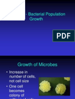 Lecture 7 - Bacterial Population Growth