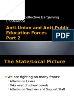 Anti-Union and Anti-Public Education Forces Part 2