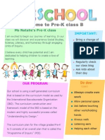 Preschool Syllabus