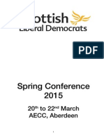 Spring Conference Agenda