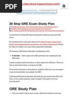 20 Step GRE Study Plan - How to Study for the GRE Exam