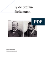 Ley de Stefan Boltzmann