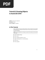 Download Tutorial 3 Drawing Objects in AutoCAD 2010 by ram SN25493493 doc pdf