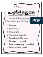 evidence poster