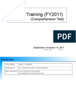 J-SOX Training FY11-12 Comprehension Test Rev1.1