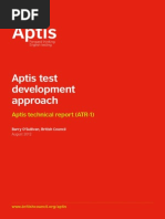 Aptis Test Dev Approach Report