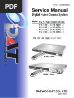 Diagrama de Teatro en Casa Daewoo HC-4230