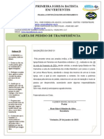 Carta de Transferencia - PEDIDO