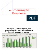 Urbanização Brasileira