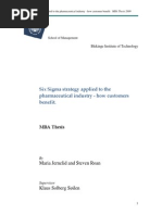 Lean Six Sigma - in Pharmaceutical Industry (Thã Â Se)