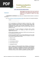 Lei n° 10267-01 - Georreferenciamento de Imóveis Rurais