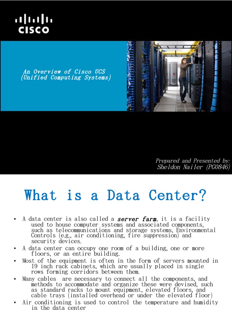 Cisco - UCS (Unified Computing Systems) | PDF | Data Center | Computer ...
