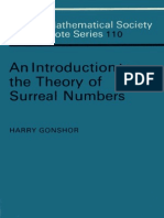 An Introduction To The Theory of Surreal Numbers