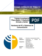 Informe PlacaMadre y Dispositivos de Entrada y Salida Javier Painemal