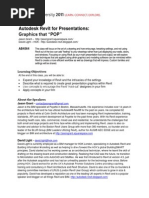 Download Revit for Presentations Graphics That Pop - Class Handout by Autodesk University SN254958337 doc pdf