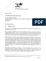 Federation of Asian-Canadian Lawyers - Letter to Peter MacKay - 06 Feb 15