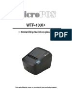 Micropos WTP100+ User Manual Croatian